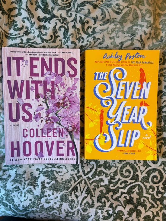 Other - Popular Romance Novels Paperback Book Set — Purple & Yellow Covers